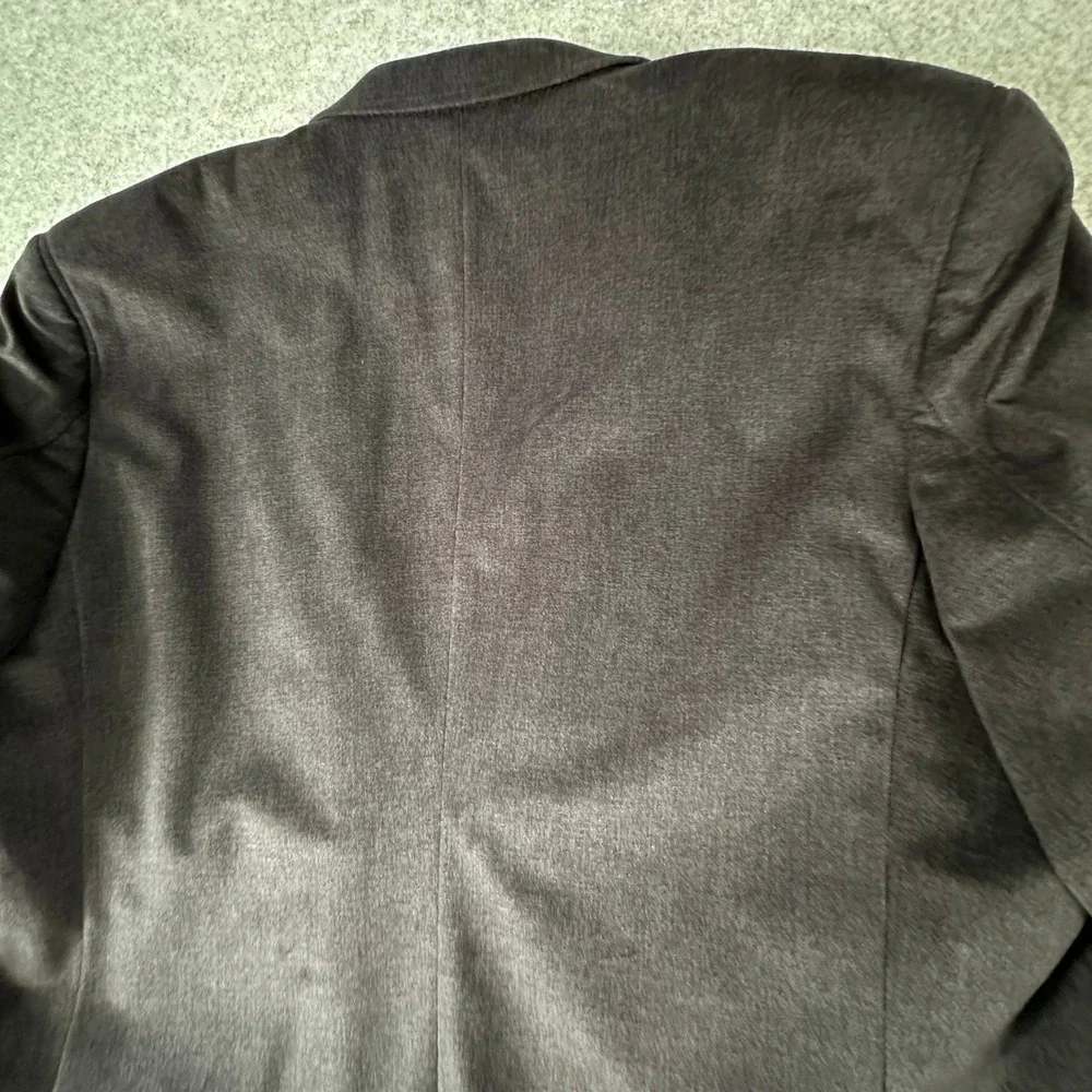 Pronto Uomo Blazer Mens 3XLT Charcoal Grey Two Button Corduroy Sport Coat